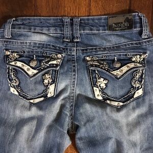 bedazzled bootcut jeans